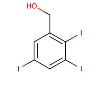 2,3,5-Triiodobenzyl alcohol (CAS 31075-53-3) - chemical structure image