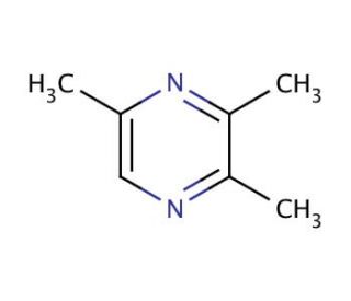 2,3,5-Trimethylpyrazine (CAS 14667-55-1) - chemical structure image