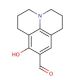 2,3,6,7-Tetrahydro-8-hydroxy-1H,5H-benzo[ij]quinolizine-9-carboxaldehyde (CAS 63149-33-7) - chemical structure image