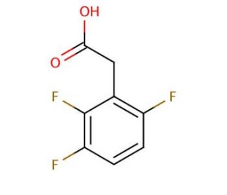 2,3,6-Trifluorophenylacetic acid (CAS 114152-23-7) - chemical structure image