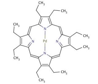 2,3,7,8,12,13,17,18-Octaethyl-21H,23H-porphine palladium(II) (CAS 24804-00-0) - chemical structure image