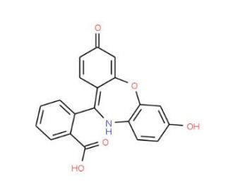 2-(3,7-Dihydroxy-dibenzo[b,f][1,4]oxazepin-11-yl)-benzoic acid - chemical structure image