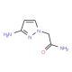 2-(3-amino-1H-pyrazol-1-yl)acetamide - chemical structure image