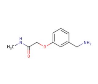 2-[3-(aminomethyl)phenoxy]-N-methylacetamide - chemical structure image