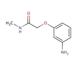 2-(3-aminophenoxy)-N-methylacetamide - chemical structure image