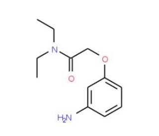 2-(3-aminophenoxy)-N,N-diethylacetamide - chemical structure image