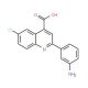 2-(3-aminophenyl)-6-chloroquinoline-4-carboxylic acid - chemical structure image