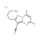 2-(3-aminopropyl)-5,7-dimethylpyrazolo[1,5-a]pyrimidine-3-carbonitrile hydrochloride - chemical structure image