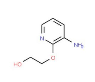 2-(3-Aminopyridin-2-yloxy)ethanol - chemical structure image