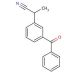2-(3-Benzoylphenyl)propionitrile (CAS 42872-30-0) - chemical structure image