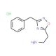 [2-(3-Benzyl-1,2,4-oxadiazol-5-yl)ethyl]aminehydrochloride - chemical structure image