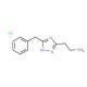 [2-(3-Benzyl-1H-1,2,4-triazol-5-yl)ethyl]aminehydrochloride - chemical structure image