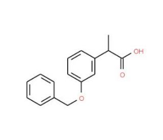 2-(3-Benzyloxyphenyl)propionic acid (CAS 56911-49-0) - chemical structure image