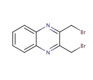2,3-Bis(bromomethyl)quinoxaline (CAS 3138-86-1) - chemical structure image