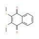 2,3-Bis(methylthio)-1,4-naphthalenedione (CAS 55699-85-9) - chemical structure image
