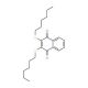 2,3-Bis(n-hexylthio)-1,4-naphthalenedione - chemical structure image