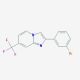 2-(3-Bromo-phenyl)-7-trifluoromethyl-imidazo[1,2-a]pyridine (CAS 944580-93-2) - chemical structure image