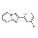 2-(3-Bromo-phenyl)-imidazo[1,2-a]pyridine (CAS 419557-33-8) - chemical structure image