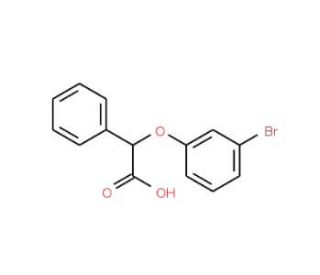 2-(3-bromophenoxy)-2-phenylacetic acid - chemical structure image