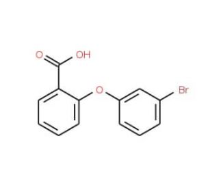 2-(3-bromophenoxy)benzoic acid - chemical structure image