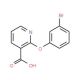 2-(3-bromophenoxy)nicotinic acid - chemical structure image