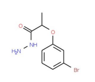 2-(3-bromophenoxy)propanohydrazide - chemical structure image