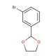 2-(3-Bromophenyl)-1,3-dioxolane (CAS 17789-14-9) - chemical structure image