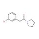 2-(3-Bromophenyl)-1-(pyrrolidin-1-yl)ethanone (CAS 951884-73-4) - chemical structure image