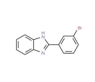 2-(3-bromophenyl)-1H-1,3-benzodiazole - chemical structure image