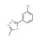 2-(3-Bromophenyl)-5-methyl-1,3,4-oxadiazole (CAS 41491-53-6) - chemical structure image