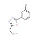 2-(3-Bromophenyl)-5-propyl-1,3,4-oxadiazole (CAS 957065-95-1) - chemical structure image