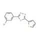 2-(3-Bromophenyl)-5-(thien-2-yl)-1,3,4-oxadiazole (CAS 957065-93-9) - chemical structure image