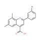 2-(3-Bromophenyl)-6,8-dimethylquinoline-4-carboxylic acid - chemical structure image