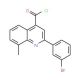 2-(3-bromophenyl)-8-methylquinoline-4-carbonyl chloride - chemical structure image