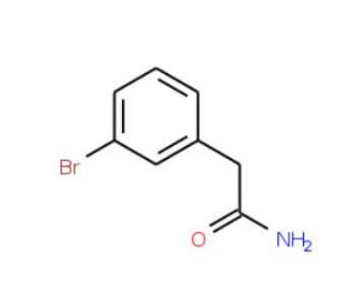 2-(3-Bromophenyl)acetamide (CAS 60312-83-6) - chemical structure image