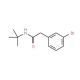 2-(3-Bromophenyl)-N-tert-butylacetamide (CAS 883801-90-9) - chemical structure image
