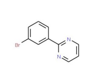 2-(3-Bromophenyl)pyrimidine (CAS 885468-36-0) - chemical structure image