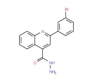 2-(3-Bromophenyl)quinoline-4-carbohydrazide - chemical structure image