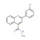 2-(3-Bromophenyl)quinoline-4-carbohydrazide - chemical structure image