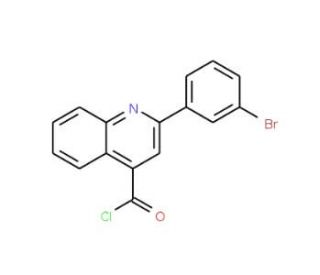 2-(3-bromophenyl)quinoline-4-carbonyl chloride - chemical structure image