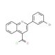 2-(3-bromophenyl)quinoline-4-carbonyl chloride - chemical structure image