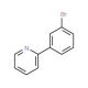 2-(3-Bromophenyl)pyridine (CAS 4373-60-8) - chemical structure image