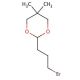 2-(3-Bromopropyl)-5,5-dimethyl-1,3-dioxane (CAS 108808-09-9) - chemical structure image