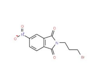 2-(3-Bromopropyl)-5-nitro-1H-isoindole-1,3(2H)-dione (CAS 140715-56-6) - chemical structure image