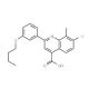 2-(3-Butoxyphenyl)-7-chloro-8-methylquinoline-4-carboxylic acid - chemical structure image