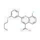 2-(3-Butoxyphenyl)-8-chloroquinoline-4-carboxylic acid - chemical structure image