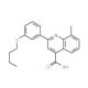 2-(3-Butoxyphenyl)-8-methylquinoline-4-carboxylic acid - chemical structure image