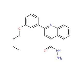 2-(3-Butoxyphenyl)quinoline-4-carbohydrazide - chemical structure image