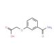 2-(3-carbamoylphenoxy)acetic acid - chemical structure image