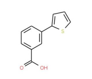 2-(3-Carboxyphenyl)thiophene (CAS 29886-63-3) - chemical structure image